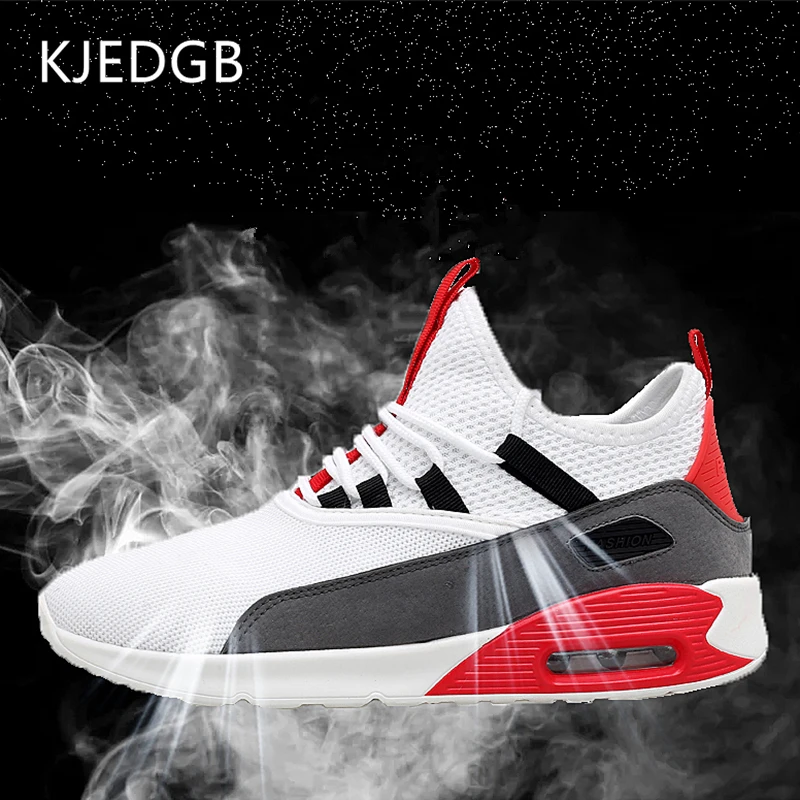 

Air Cushion Lightweight Men's Sneakers Summer Mesh Breathable Walking Casual Shoes Adult Male Tennis Trendy Trainers Men Shoes