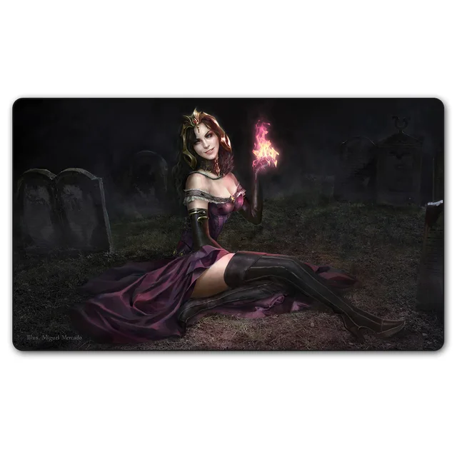 (Liliana of the Dark Realms) Magic Game Playmat,Board Games Helvault