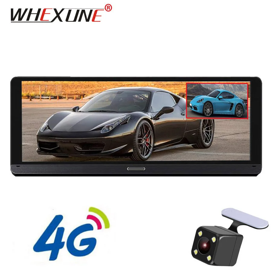 

WHEXUNE 8 Inch 4G Car DVR ADAS Android GPS naivigation HD 1080P Dash camera Video Recorder Night vision Phone APP Remote Monitor
