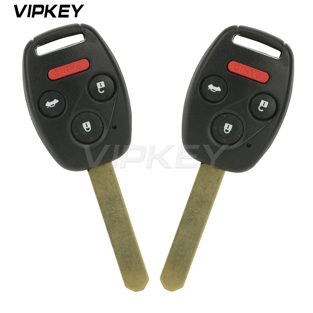 Remotekey 2pcs Remote Key OUCG8D-380H-A For Honda Accord 2003 2004 2005 2006 2007 3 Button With Panic 313.8Mhz ID46 Chip Car Key remotekey hlik 1t 434mhz pcf7961 id46 chip car remote key 2 button for honda civic accord jazz crv hrv