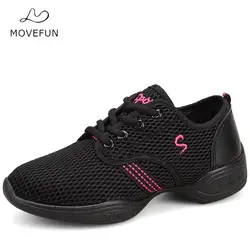 Размер 41, современная Женская дышащая танцевальная обувь для фитнеса, женские мягкие танцевальные кроссовки, джазовая танцевальная обувь