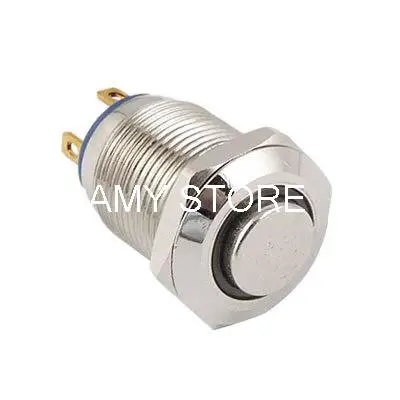 Blue Led Light OFF-(ON) NO 3V stainless Steel Momentary Push Button Switch 12mm Mounting Hole | Обустройство дома