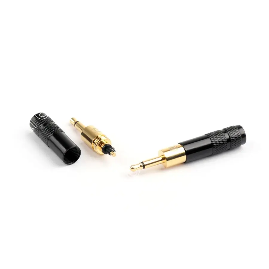 Artudatech 4 Pair 2 5mm Headphone Audio Cable Connector Pin Plug Adapter For Sennheiser HD700 Black Jack Parts