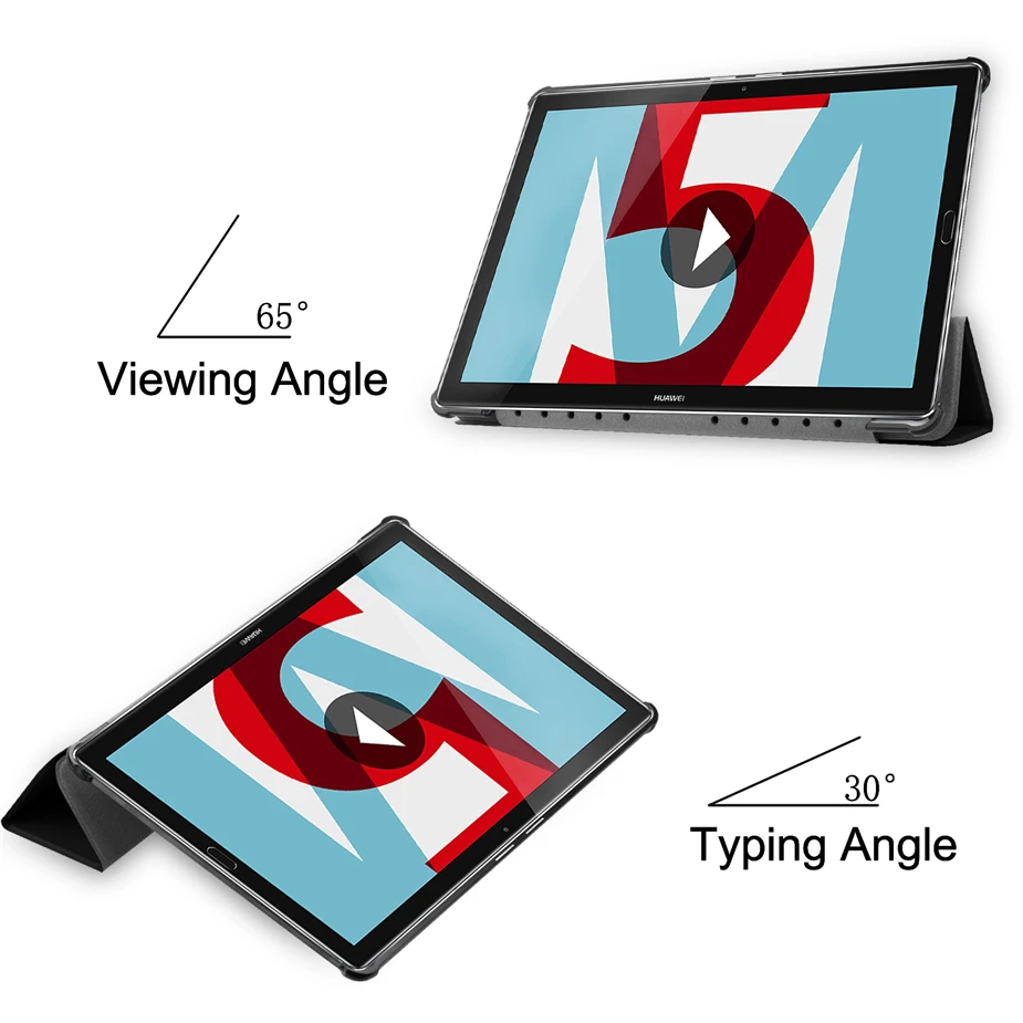 Бесплатная защита экрана + чехол для Huawei MediaPad M5 Pro 10 8/M5 8 4/M5 Lite 1 кожаный смарт Медиа