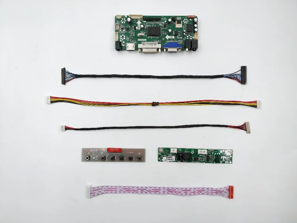 

NT68676 плата ЖК-контроллера с поддержкой DVI VGA Аудио для 6,5 дюймовой ЖК-панели 1024X768 NL10276BC13-01C