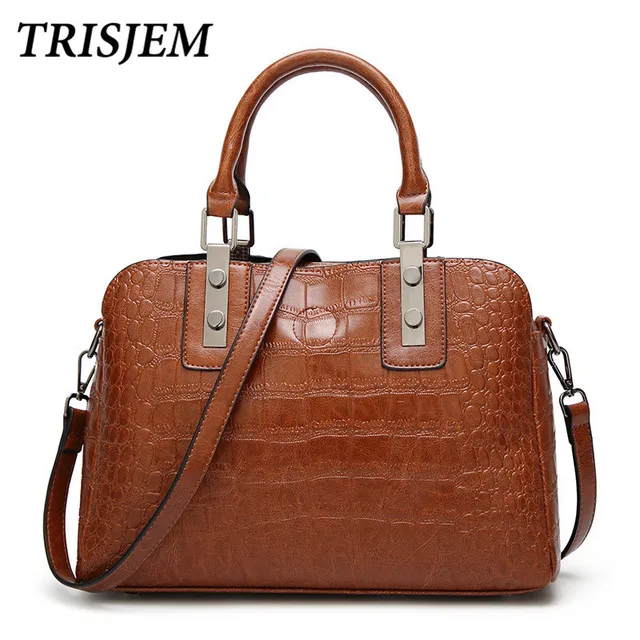 2018 Women Leather Crocodile Handbags Luxury Brand Bags Female Totes 2018 Women Leather Crocodile Handbags Luxury Brand Bags Female Totes Fashion Pu Famous