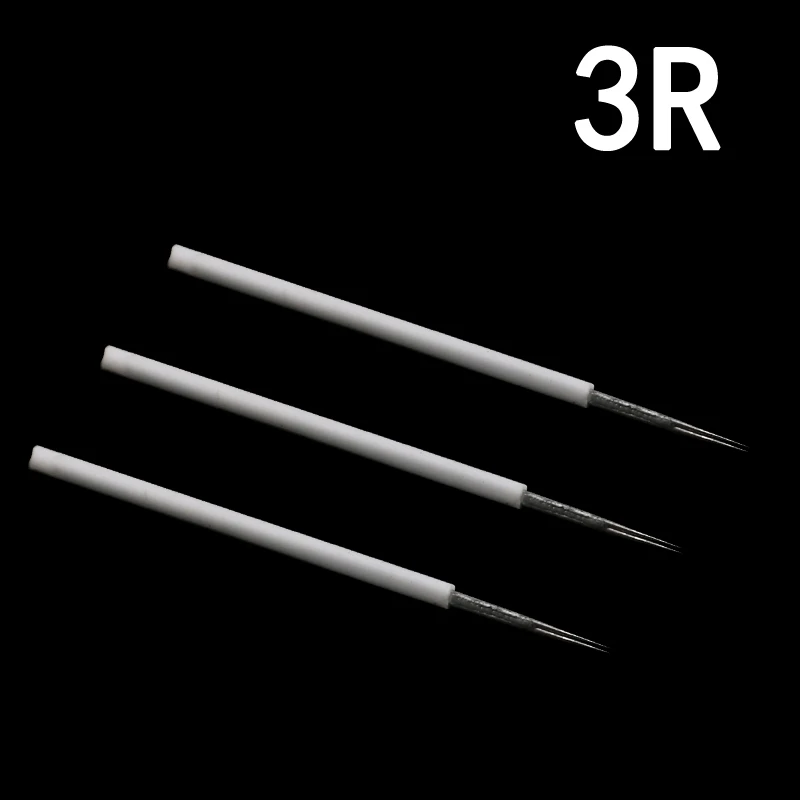 50pcs/bag 3 RL Merlin Tattoo Needles For Permanent Makeup Eyebrow and Lip Design Deluxe Biotouch Merlin Tattoo Machine Needle