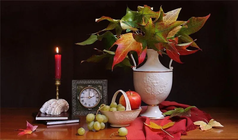 

DIY Diamond Painting Needlework cube drill Full Diamond Embroidery vase candle basket Painting Pattern Home Decoration