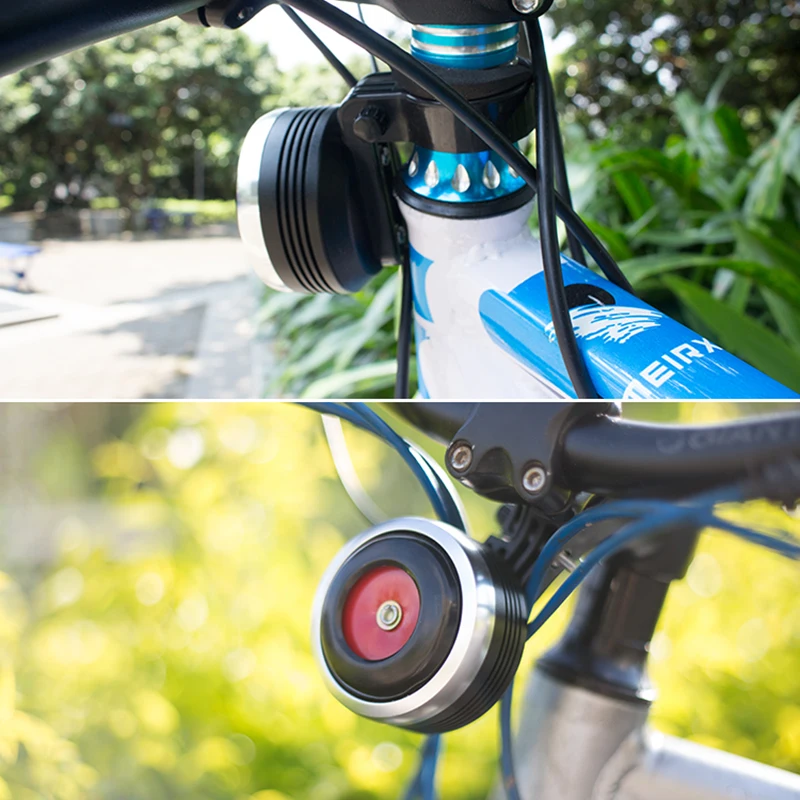 Bicycle Bell Electric Horn Alarm Remote Control Loud Sound Ring USB Road Bike