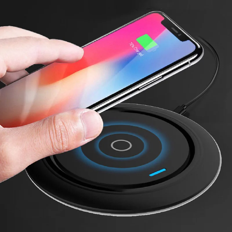 5W QI Wireless Charger For Iphone X 8 8Plus Qi Wirless Charging Pad For Samsung S6 S7 Edge S8 S9 Plus Fast Charge For Xiaomi (6)