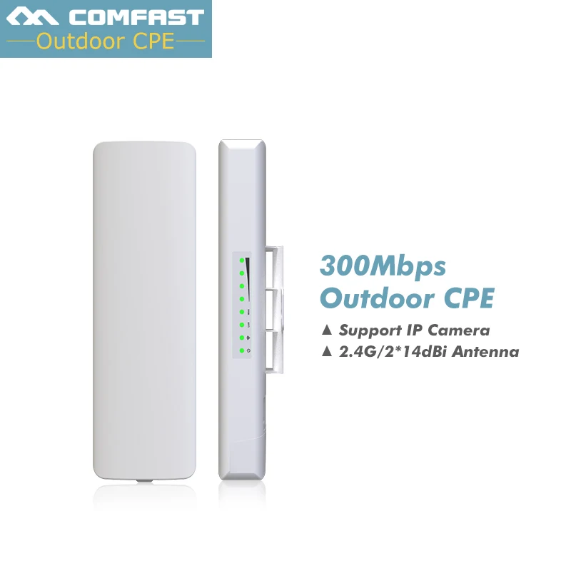 Upgrade ~ COMFAST 300Mbps 2.4Ghz Outdoor Mini Wireless AP Bridge WIFI CPE Access Point 14dBi WI-FI Antenna Nanostation CF-E314N Upgrade ~ COMFAST 300Mbps 2.4Ghz Outdoor Mini Wireless AP Bridge WIFI CPE Access Point 14dBi WI-FI Antenna Nanostation CF-E314N