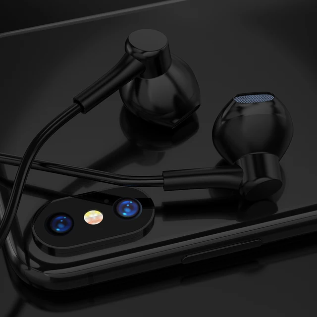 GSDUN F52 Earphone 3.5mm Universal Headset With Remote Mic For IPhone Noise Reduction Handsfree Fone de ouvido Auriculares