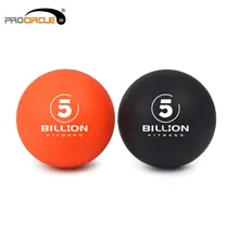 Lacrosse Balls Deep Tissue Massager Set of 1 Orange 1 Black Safe Effective to Relieve Relax