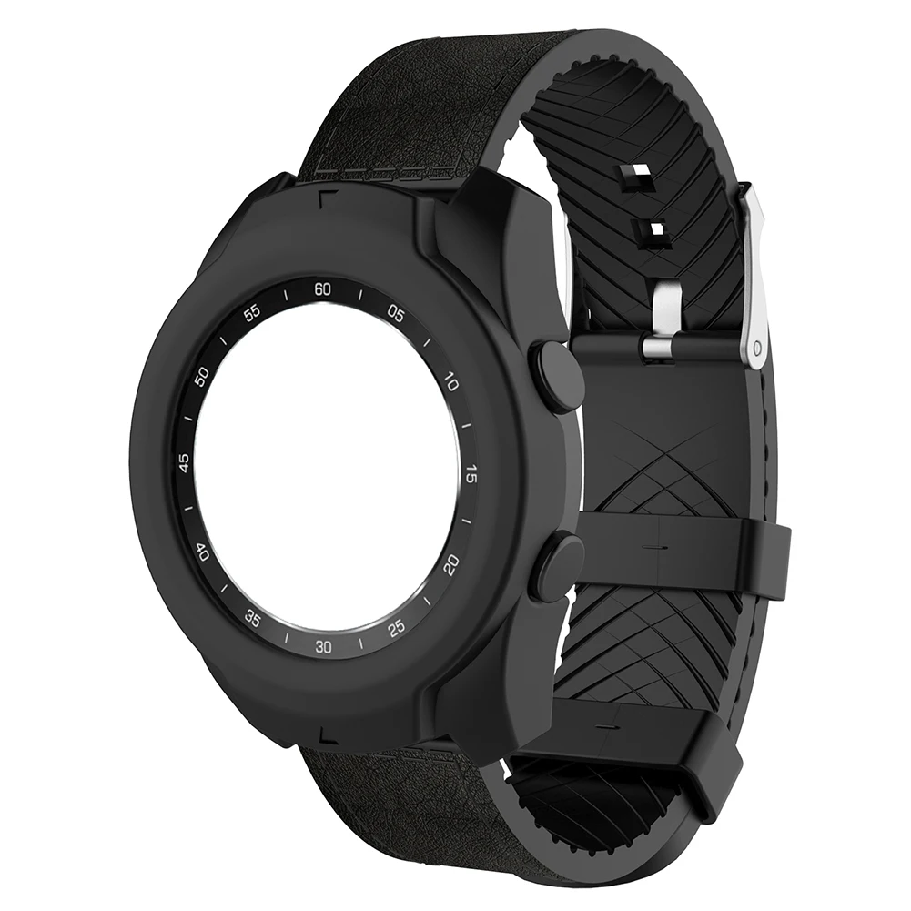 Резиновый силиконовый чехол для TicWatch Pro Bluetooth Смарт-часы 5 цветов Защитные чехлы для Ticwatch Pro браслет