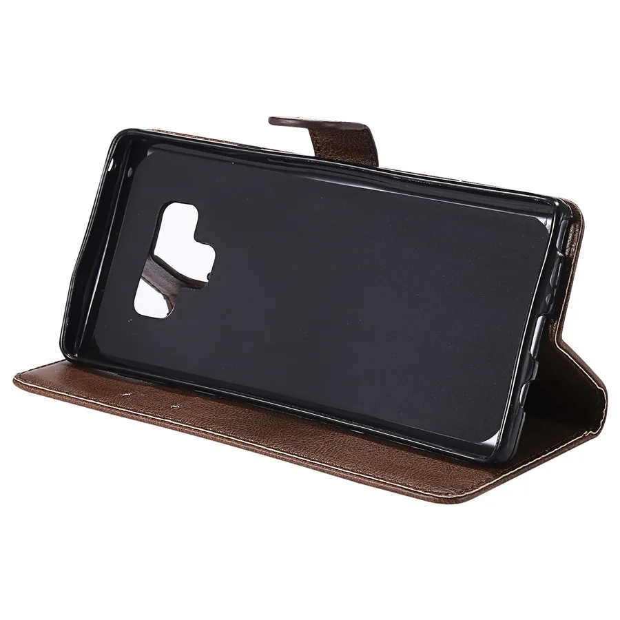Роскошные Бизнес Чехол-книжка из искусственной кожи чехол-бумажник чехол для SAMSUNG S10e S9 плюс S8 Note 8 4 5 S5 S6 S7 край A5 A7 J4 J6 A750 крышка