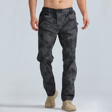 Тактические карго длинные брюки 65/35 Ripstop профессиональные лесные брюки тактические FG железные черные военные брюки мужские камуфляжные