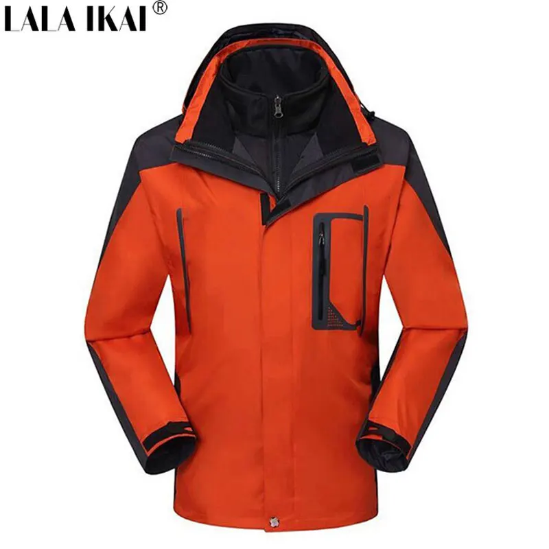 LALA IKAI Winter Jacket Men Windproof Waterproof Jacket