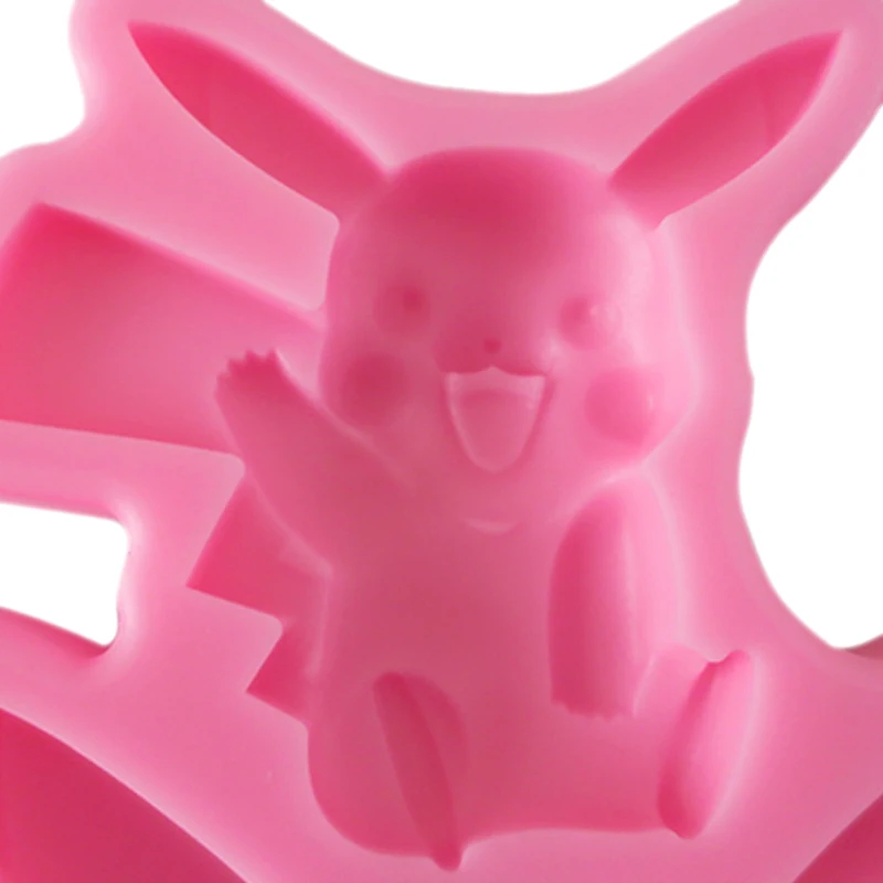 Yueyue Sugarcraft Pokemon Pikachu Silicone Moule Fondant Gateau Moule De Decoration De Gateau Outils Chocolat Gumpaste Moule Aliexpress