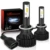 TUINCYN Automobili H27 880 881 LED Auto Lampadina Del Faro 6500 K Bianco H27W/2 Fari Luci di Guida Testa Della Lampada 60 W Potente ZES Chip