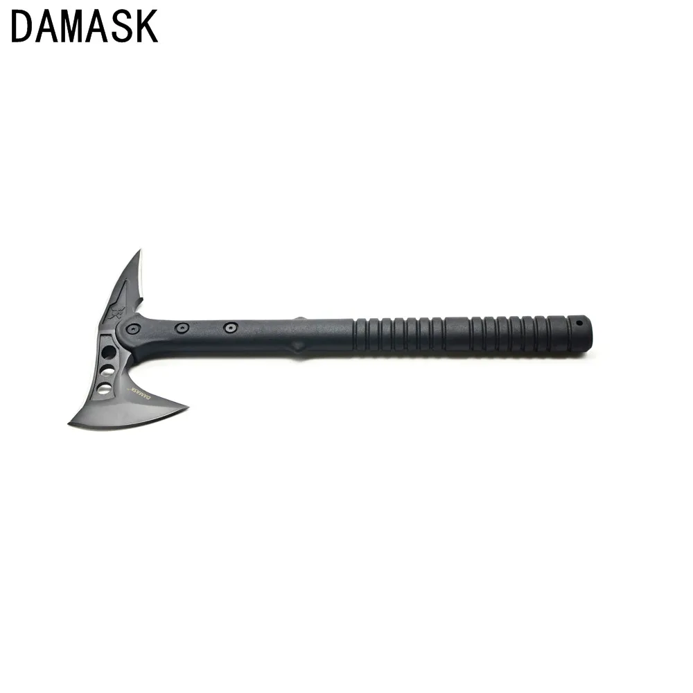 

Fine Qulaity Damask Brand Woodwoking Axe Fire Ice Army Tactial Fighting Outdoor Axe Wild Survial Tool Forest Forest Explore Tool