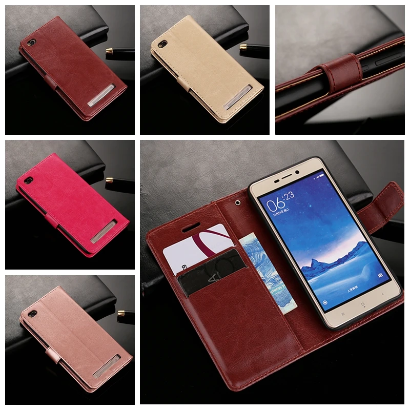 Роскошный чехол для Xiaomi Redmi 5A держатель карт искусственная кожа Магнитный