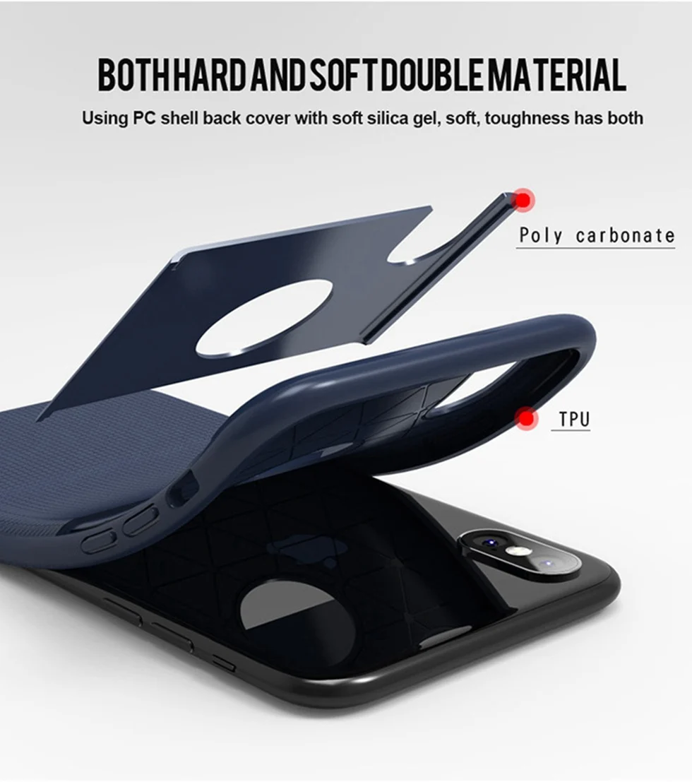 Case for iPhone X Case Shockproof 360 Protection Soft Silicon iPhonex Cover Coque For iPhone 6 6s 7 Plus 8 Plus X 10 Case Luxury (4)