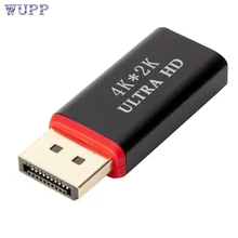 DP к HDMI конвертер 2 шт. 4 к Дисплей порт к HDMI мужчина к HDMI Женский конвертер адаптер видео аудио конвертер Дисплей порт