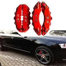 4x customize caliper cover kit for Audi Car Q3 A3 A4 A4L Q5 A5 A6L A6 brake styling Quattro S3 S4 S5 S6 S7 decoration 4pcs/lot