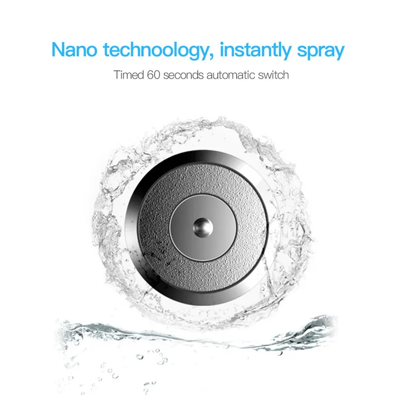 Нано небулайзер для лица Красота Инструменты Электрический увлажняющий паровой аппарат для лица Mini USB подзаряжаемый Вибрационный увлажняющее устройство 49