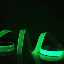 1 см х 3 м/рулон светящаяся лента самоклеящаяся светится в темноте безопасности Этапа Домашнего Украшения Предупреждение лента A40