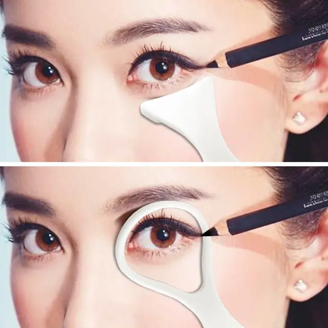 1pack Cat Eyeliner Stencils Makeup Stencil Eyeline Models Eyeliner card auxiliary tools makeup tools