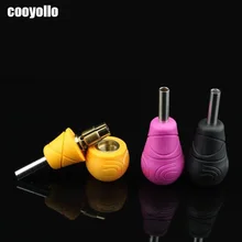 40 мм Силиконовая ручка для татуировки, противоскользящая роторная машинка для татуировки, ручка с трубкой, ручки с автоматическим замком для тату-пистолета, картриджа, иглы, принадлежности