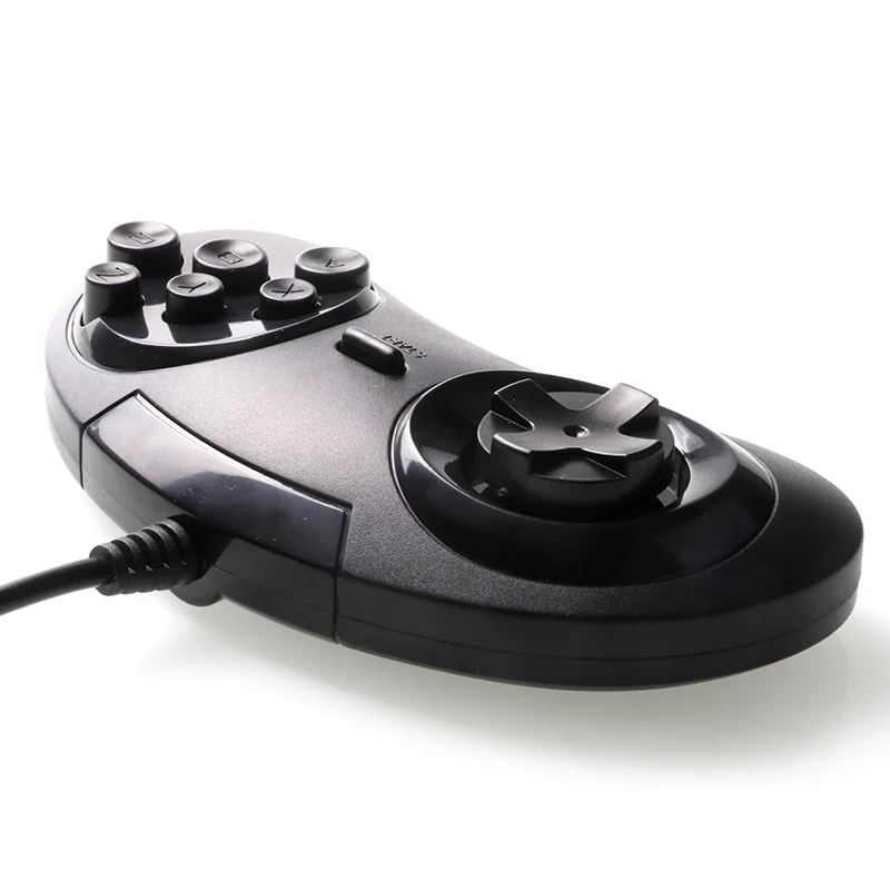 Gamepads for SEGA Genesis/MD2 Y1301 Gamepad USB Game Controller 6 Buttons SEGA USB Gaming Joystick Holder for PC MAC Mega Drive