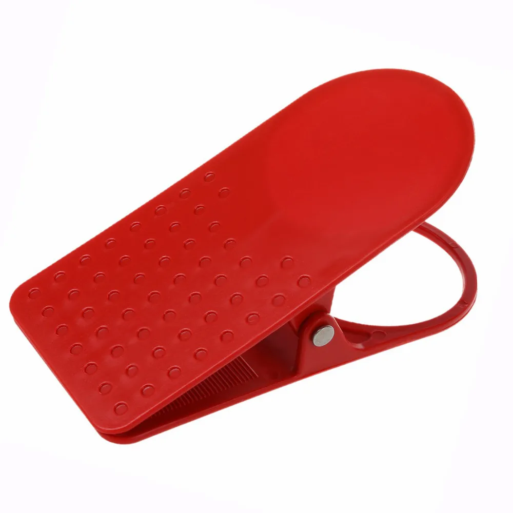 

Creative Table Water Drink Cup Holder Clip Storage Rack Office Deskside Cups Clip Red Coffee Mug Desk Lap Holder