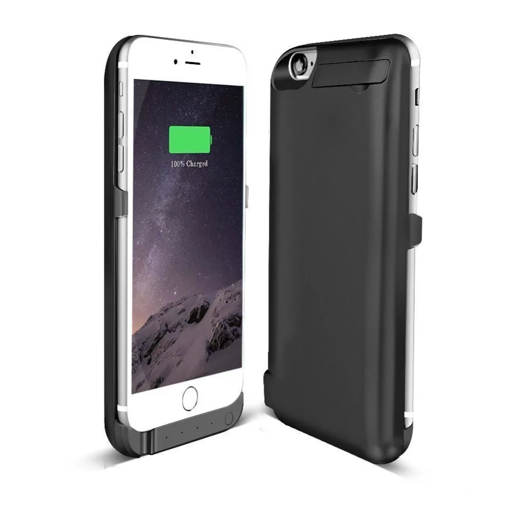 For iPhone 7 Power Case 10000mAh External Backup Pack Battery Charger Case Extended Battery for