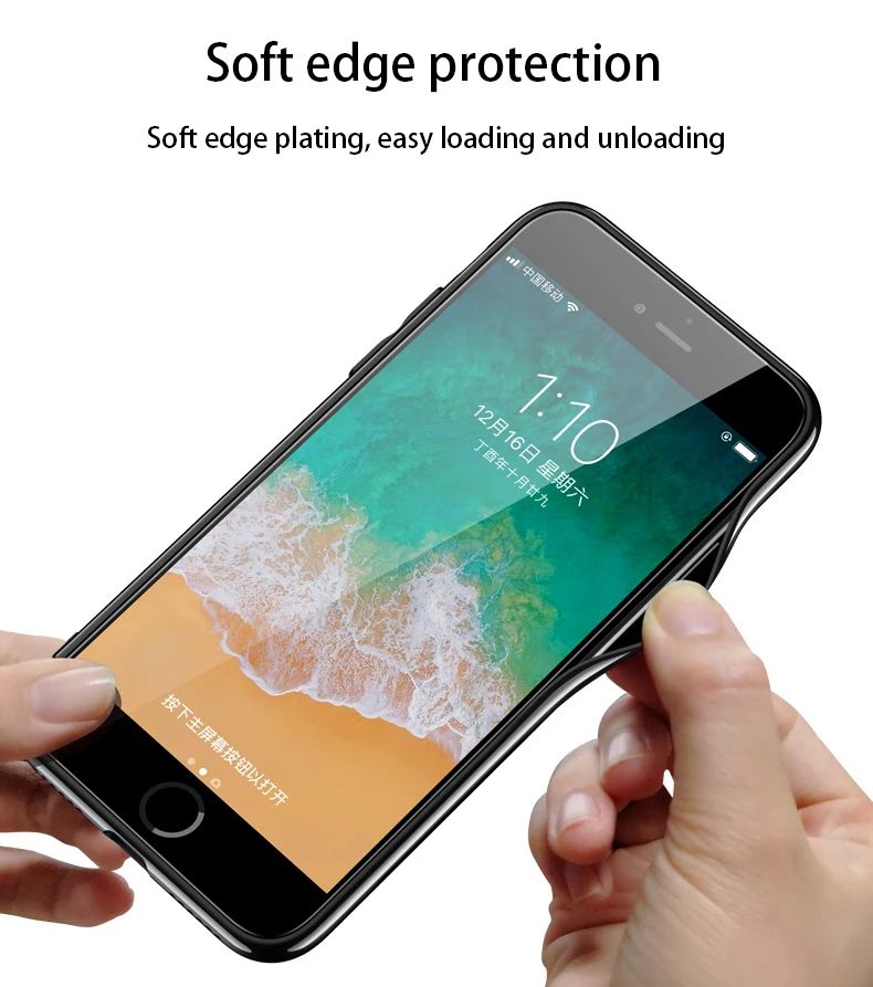 Чехол для телефона для iPhone 11, 11pro, 6, 7, 8, TPU, силиконовый мягкий защитный чехол с краями, индивидуальное безосколочное закаленное стекло, задняя крышка