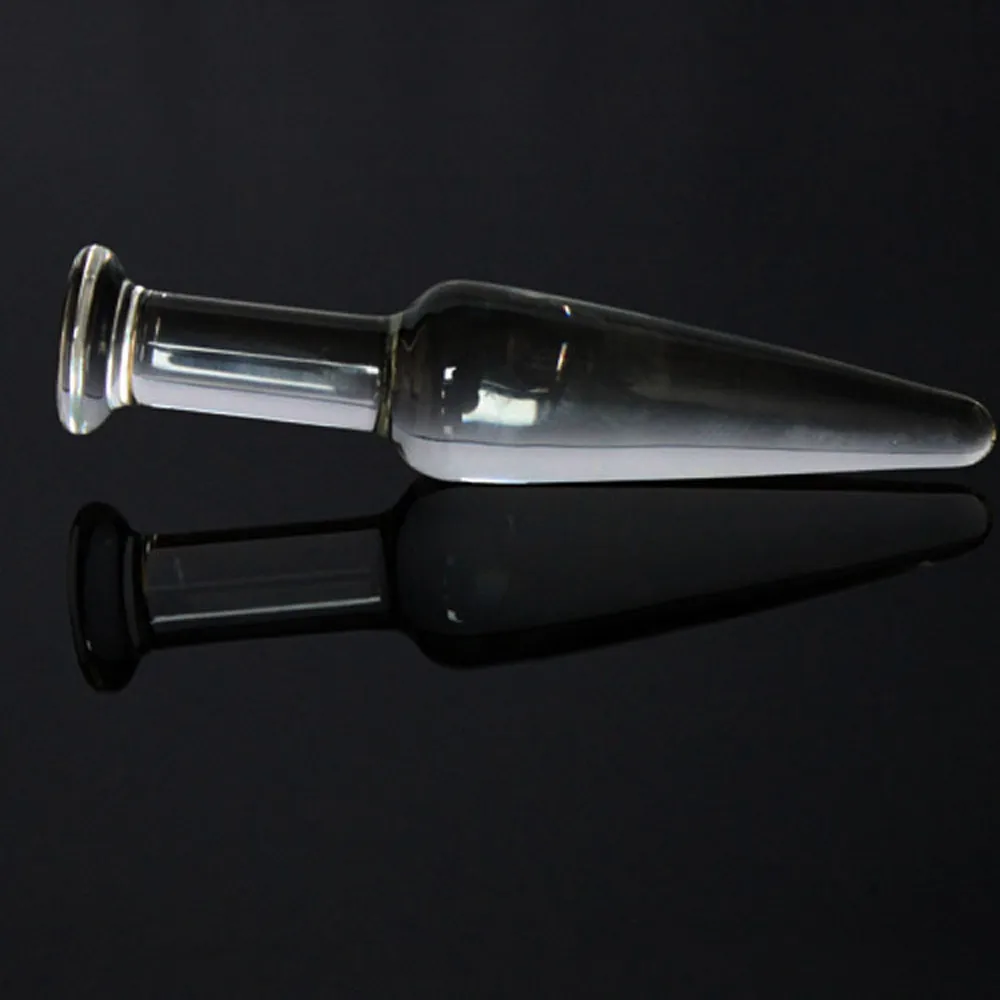 Glass Anal Plug Dildo Stimulator G-Spot Clitoral Penis Massager for men and women Gay Adult Male Female Masturbation |