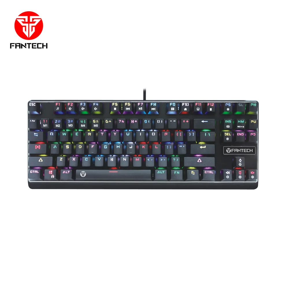 

FANTECH Mechanical keyboard 87 keys Blue Brown switch Backlight RGB Gaming Keyboard For Desktop Laptop Overwatch Dota