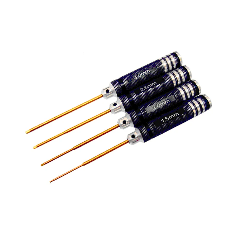 4pcs set RC Tools Hexagon Head Hex Screw Driver Tools Set Kit 1 5 2 0