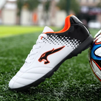 

YRRFUOT High Quality Men Football Boots Outdoor Non-slip Turf Futsal Soccer Shoes Men Brand Waterproof Training Chuteira Futebol