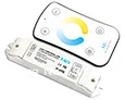 

M5 remote+receiver;LED mini CCT touch dimmer;DC12-24V input,3A*3channel output