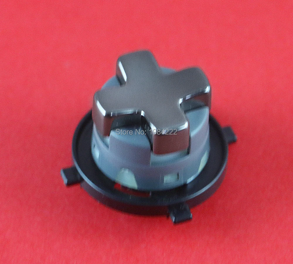 Chrome серебристо-серый с черным основанием трансформирующейся DPAD D-Pad Кнопка для xbox 360 контроллер