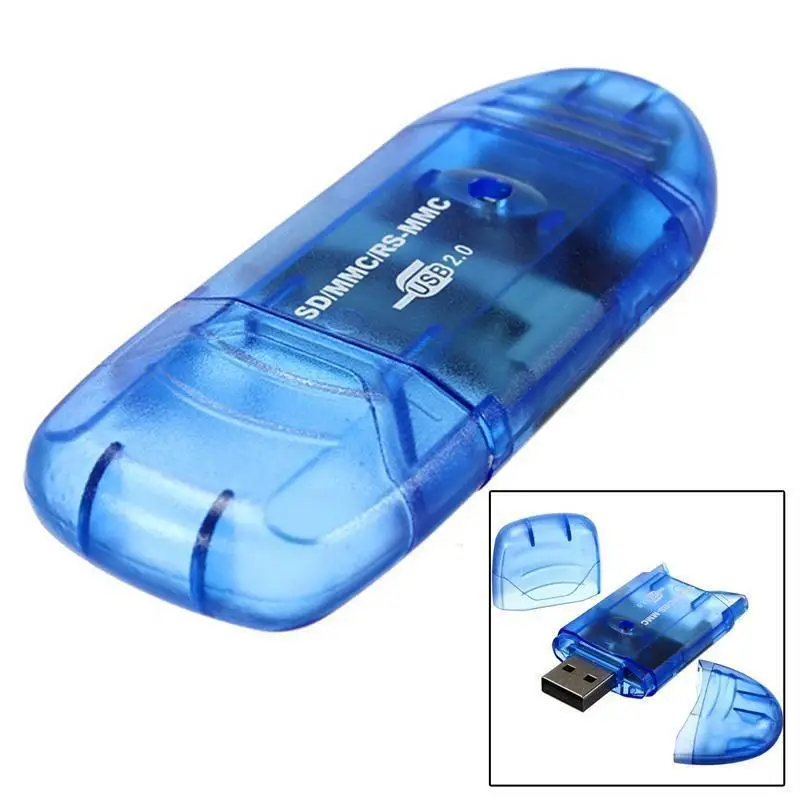 Speed Mini Micro SD T Flash TF SDHC USB 2 0 Memory Card Reader Adapter R20 2