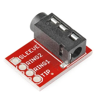 

TRRS 3.5mm Jack Breakout Board Headset Stereo Socket Plate Extension Module