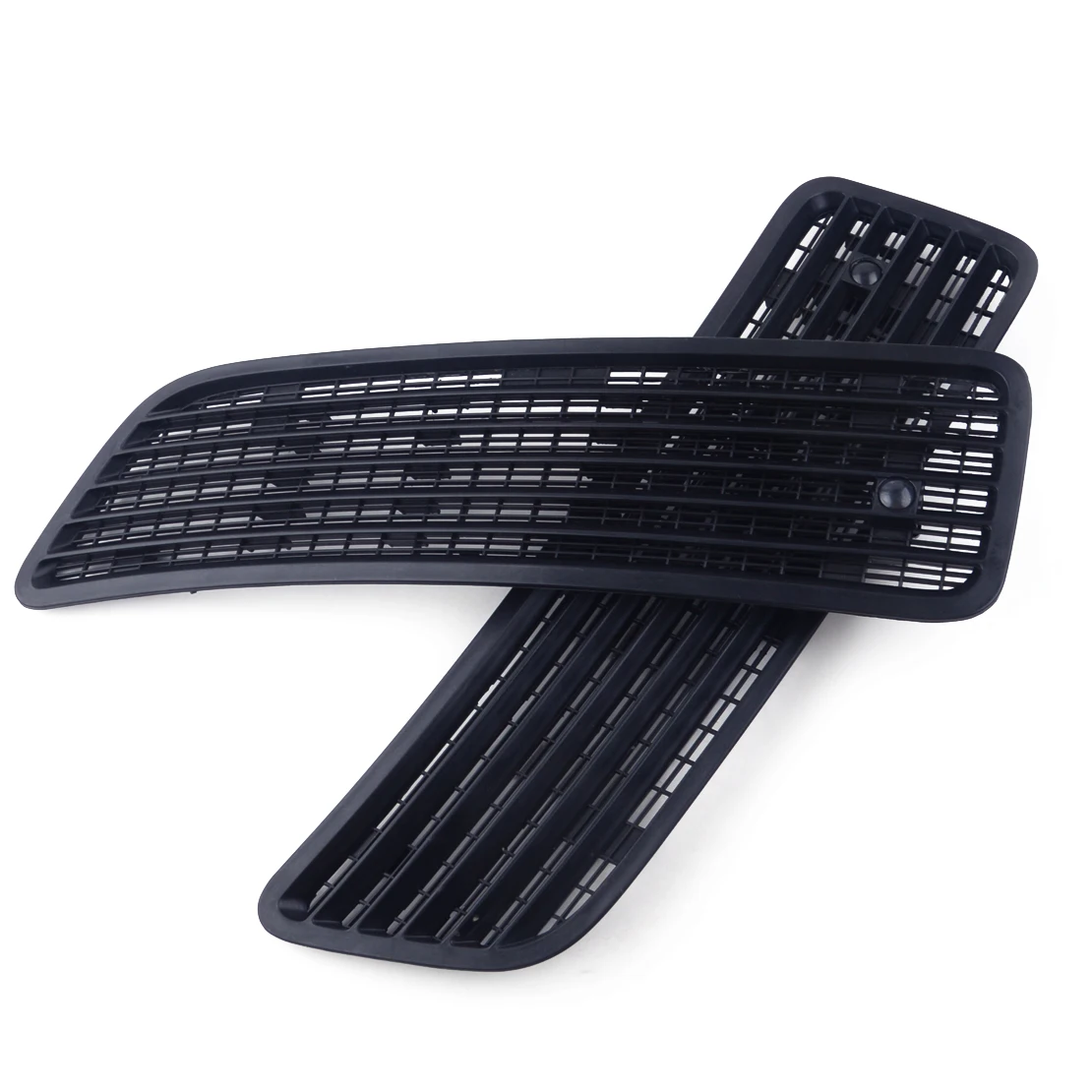 

CITALL 1 Pair Car Hood Upper Grill Vent Black 2218800305 2218800205 For MERCEDES W221 S550 2007 2008 2009 2010 2011 2012 2013
