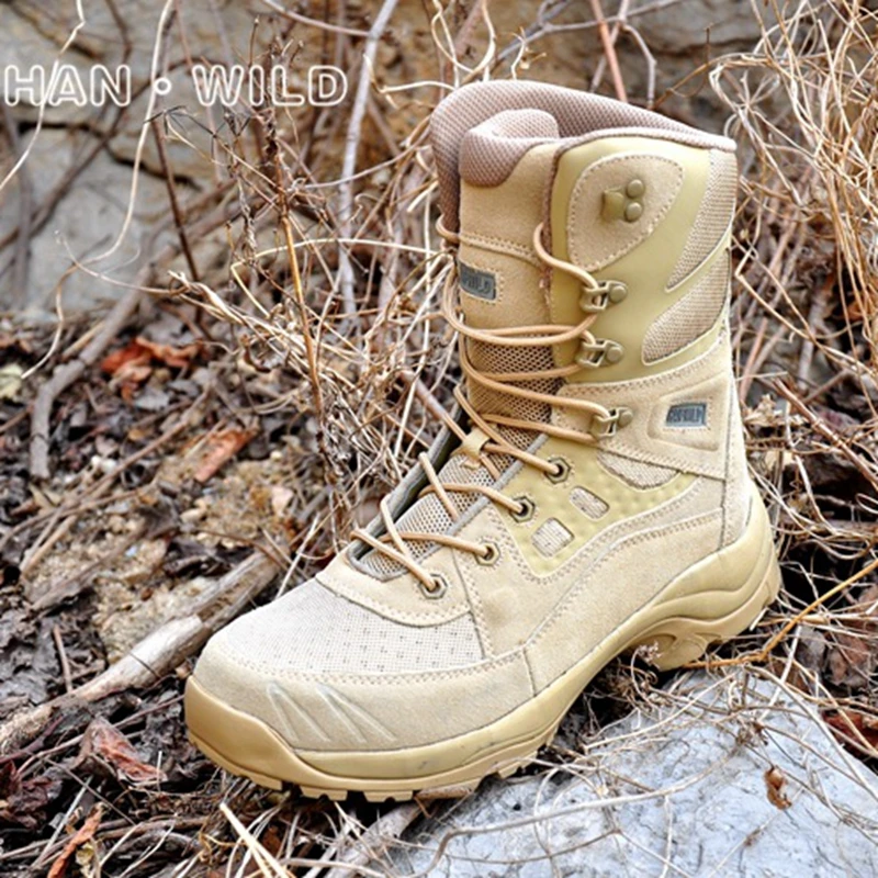 Уличные спортивные армейские мужские тактические ботинки, военные армейские ботинки-дезерты, высокие ботинки для пешего туризма, скалолазания, треккинга, спортивная обувь