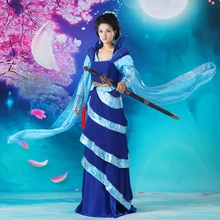 Navyblue китайское традиционное Старинное платье в народном стиле для танцев платье принцессы для косплея один размер 081710