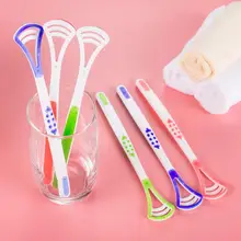 Скребок для языка зубная щетка инструменты плохой красный, фиолетовый, зеленый уход за полостью рта