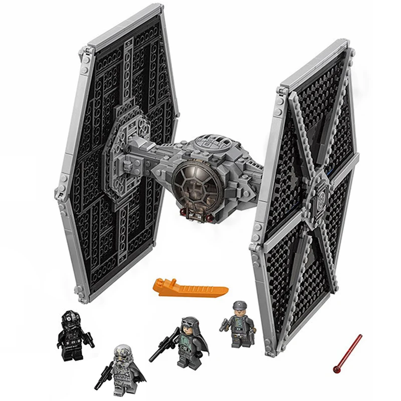 

BELA 10900 Star Series Wars Imperial TIE Fighter Building Blocks Iconic Attack Craft Compatible with 75211 Toys For Children