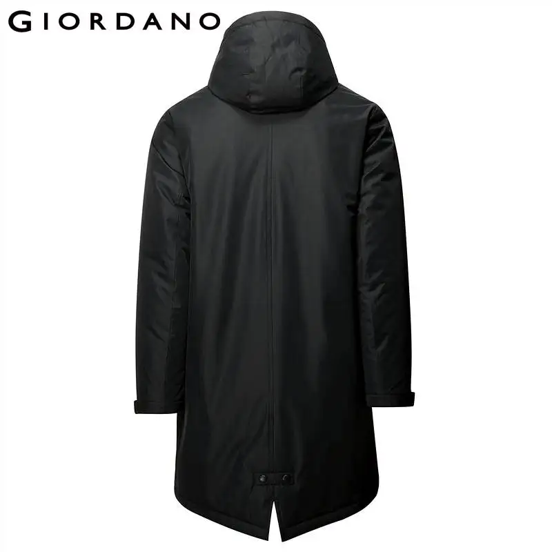 Мужское Стеганое пальто с регулируемым капюшоном на молнии груди|Парки| |